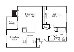 A1 Renovated F201 floor plan
